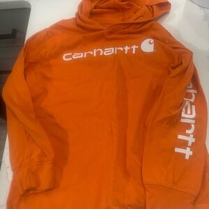 Carhartt Vibrant Orange long sleeve shirt GUC